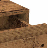 Tavolo da Trucco con cassetto 2 pcs Marrone Legno truciolato