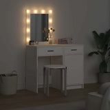 Tavolo da Trucco con cassetto 2 pcs Bianco 50 x 41 x 135 cm