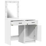 Tavolo da Trucco con cassetto 2 pcs Bianco 50 x 41 x 135 cm