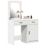 Tavolo da Trucco con cassetto 2 pcs Bianco 50 x 41 x 135 cm
