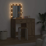 Tavolo da Trucco con cassetto 2 pcs Marrone 50 x 41 x 135 cm