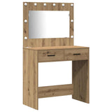 Tavolo da Trucco con cassetto 3 pcs Marrone Legno truciolato