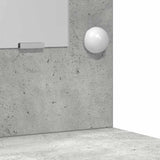 Tavolo da Trucco con cassetto 2 pcs Grigio Legno truciolato