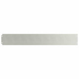 Bordure per Prato 30 pz 15x103 cm Acciaio Inossidabile