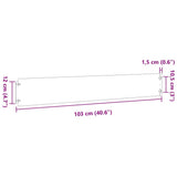 Bordura per Prato 30 pcs 15 x 103 cm Acciaio Inox Argento