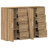 Credenza 2 pcs Rovere artigianale 60 x 31 x 84 cm