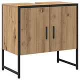 Set di mobili per il bagno 2 pz Marrone 60 x 33 x 60 cm