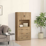 Credenza Rovere artigianale 80 x 33 x 150 cm Legno truciolato