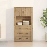 Credenza Rovere artigianale 80 x 33 x 150 cm Legno truciolato