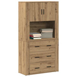 Credenza Rovere artigianale 80 x 33 x 150 cm Legno truciolato