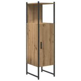 Set di mobili per il bagno 4 pz Marrone 33 x 33 x 185,5 cm