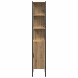 Set di mobili per il bagno 4 pz Marrone 33 x 33 x 185,5 cm