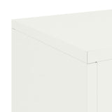 Supporto per piante 2 pcs Bianco 24 x 24 x 55 cm Acciaio