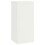 Supporto per piante 2 pcs Bianco 24 x 24 x 55 cm Acciaio