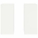 Supporto per piante 2 pcs Bianco 24 x 24 x 55 cm Acciaio