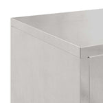 Supporti per piante 2 pcs Argento 24 x 24 x 75 cm