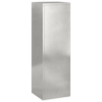 Supporti per piante 2 pcs Argento 24 x 24 x 75 cm