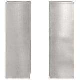 Supporto per piante 2 pcs Argento 24 x 24 x 75 cm