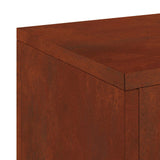 Supporto per piante 2 pcs Ruggine 24 x 24 x 75 cm