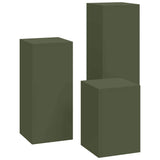 Supporto per piante 3 pcs Oliver verde Acciaio