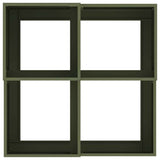 Vaso da giardino Oliver verde 100 x 100 x 48 cm Acciaio