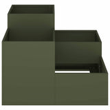 Vaso da giardino Oliver verde 100 x 100 x 60 cm Acciaio