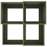 Vaso da giardino Oliver verde 100 x 100 x 60 cm Acciaio