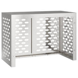 Copertura per condizionatore d'aria Argento 100 x 50 x 70 cm