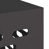 Copertura per condizionatore d'aria Nero 110 x 50 x 80 cm