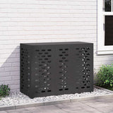 Copertura per condizionatore d'aria Nero 110 x 50 x 80 cm