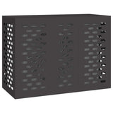 Copertura per condizionatore d'aria Nero 110 x 50 x 80 cm