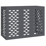Copertura per condizionatore d'aria Antracite 110 x 50 x 80 cm