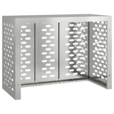 Copertura per condizionatore d'aria Argento 110 x 50 x 80 cm