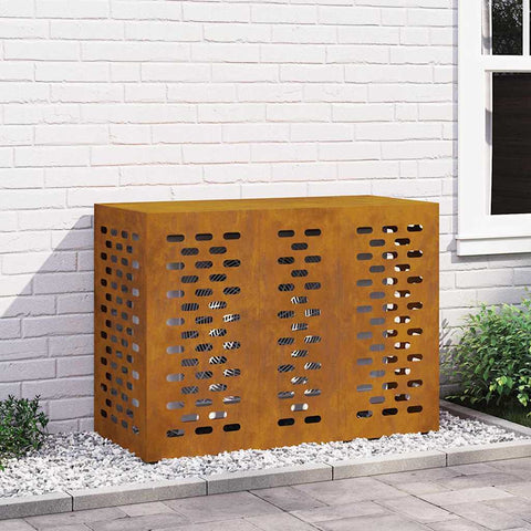 Copertura per condizionatore d'aria Ruggine 110 x 50 x 80 cm