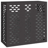 Copertura per condizionatore d'aria Nero 110 x 50 x 105 cm