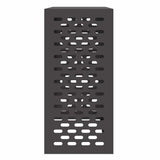 Copertura per condizionatore d'aria Nero 110 x 50 x 105 cm