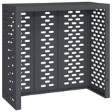 Copertura per condizionatore d'aria Antracite 110 x 50 x 105 cm