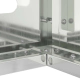 Copertura per condizionatore d'aria Argento 110 x 50 x 105 cm