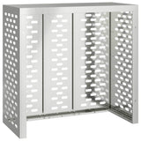 Copertura per condizionatore d'aria Argento 110 x 50 x 105 cm