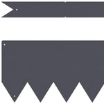 Bordure per prato 30 pcs Antracite 100 x 0.5 x 15 cm Acciaio