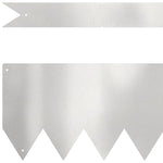 Bordure per prato 50 pcs Argento 100 x 0.5 x 15 cm