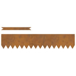Bordure per prato 30 pcs Marrone 100 x 0.5 x 20 cm