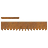 Bordure per prato 30 pcs Marrone 100 x 0.5 x 20 cm