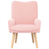 poltrona Rosa 63 x 67 x 94 cm Tessuto di Pecora e Plywood