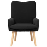 poltrona Nero 63 x 67 x 94 cm Tessuto di Pecora e Plywood