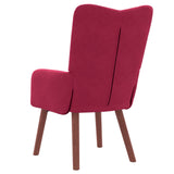 poltrona Rosso Vino 63 x 67 x 94 cm Velluto