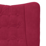 poltrona Rosso Vino 63 x 67 x 94 cm Velluto