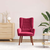 poltrona Rosso Vino 63 x 67 x 94 cm Velluto