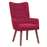 poltrona Rosso Vino 63 x 67 x 94 cm Velluto