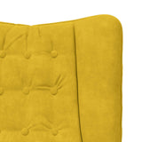 poltrona Giallo 63 x 67 x 94 cm Velluto
